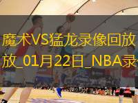 2025年1月22日NBA常规赛魔术vs猛龙